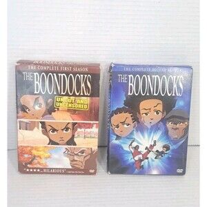 The Boondocks Complete 1st & 2nd Season DVD Set Uncut Uncensored Bundle